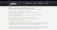 Desktop Screenshot of diwos.pl
